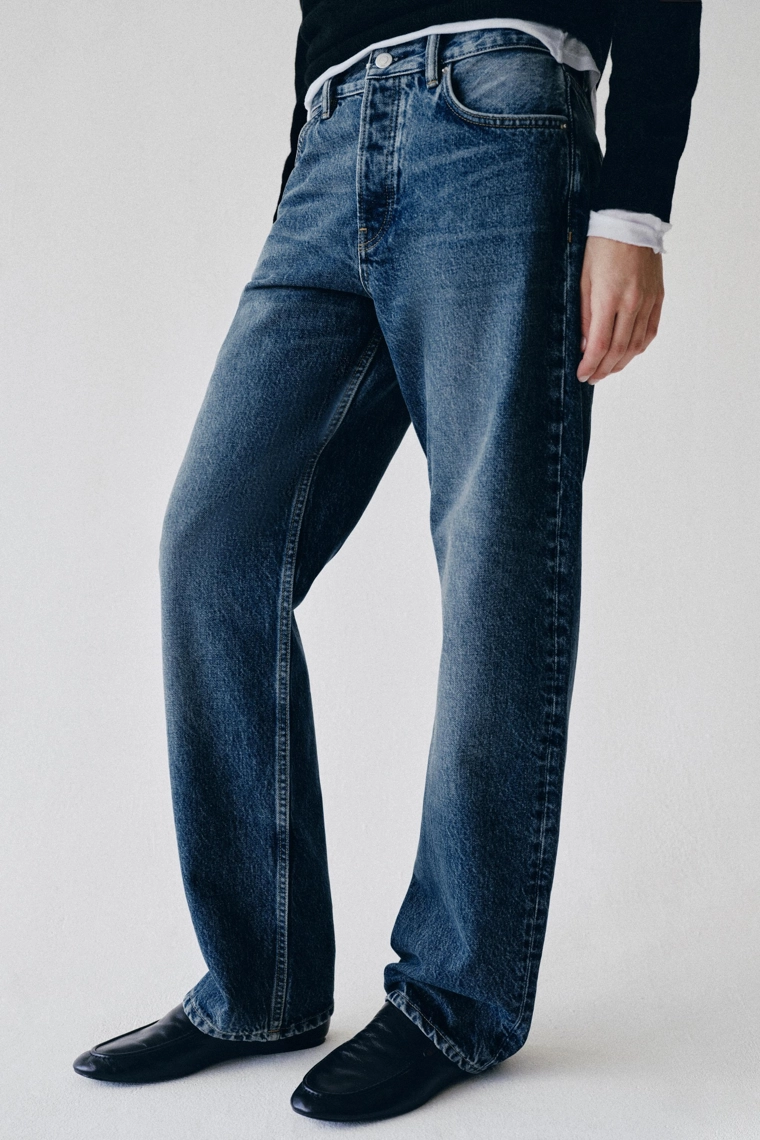 Джинсы прямого кроя средней посадки Zara «ZW»