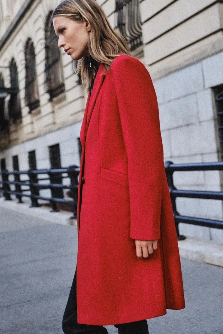 Мягкое пальто с подплечниками