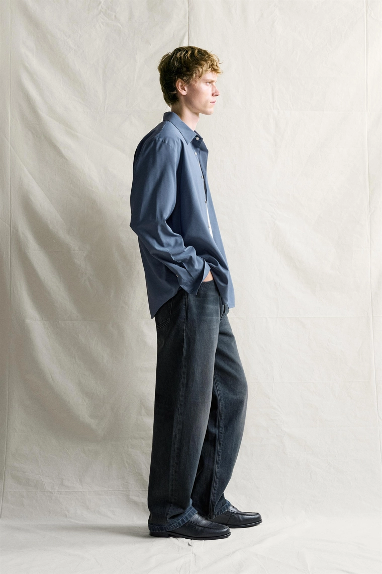 Свободная рубашка из вискозной смеси
