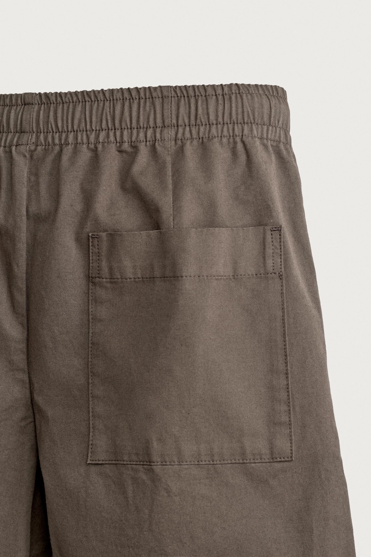 Хлопковые брюки barrel fit