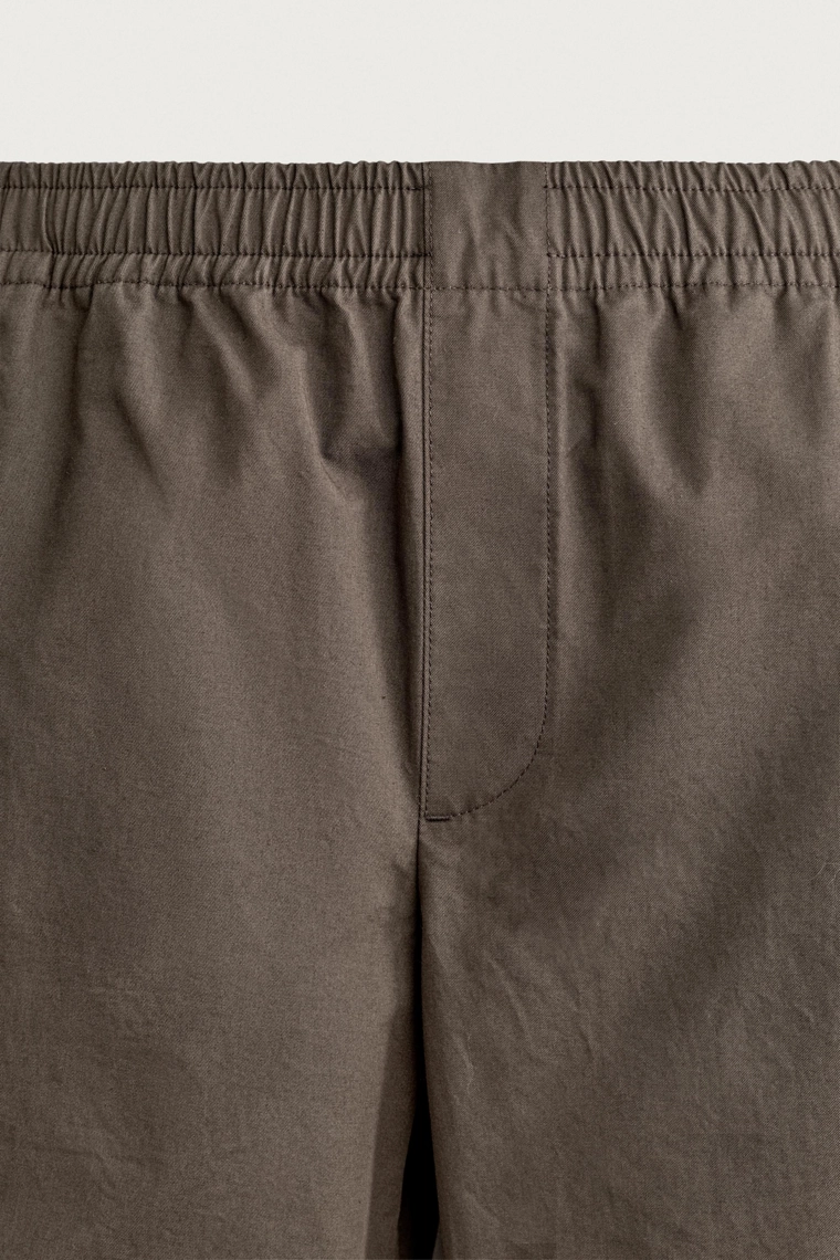 Хлопковые брюки barrel fit