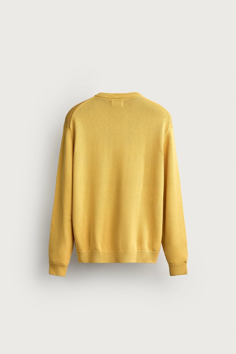 Джемпер с v-образным вырезом fruit of the loom™ с вышивкой