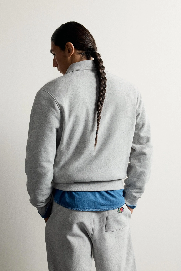Свитшот fruit of the loom™ с молнией и высоким воротником