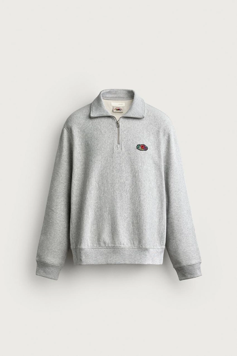 Свитшот fruit of the loom™ с молнией и высоким воротником