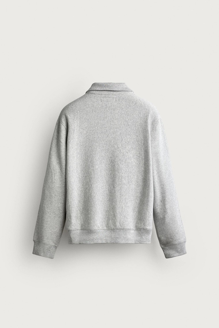 Свитшот fruit of the loom™ с молнией и высоким воротником