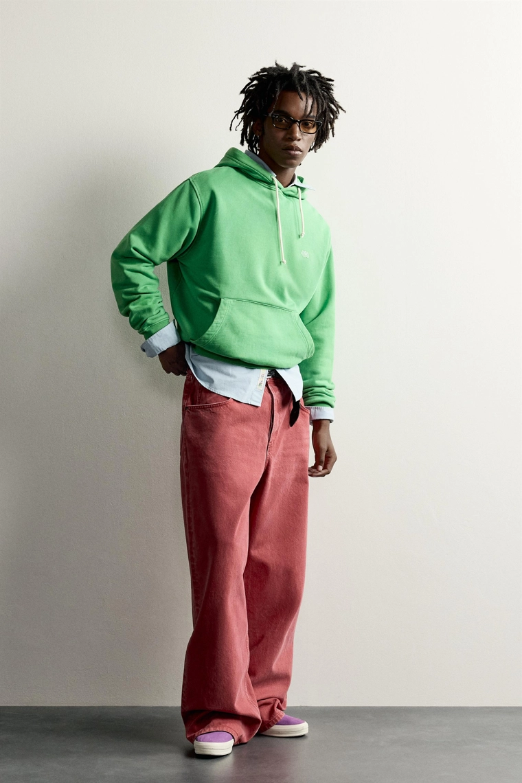 Худи fruit of the loom™ с эффектом поношенности