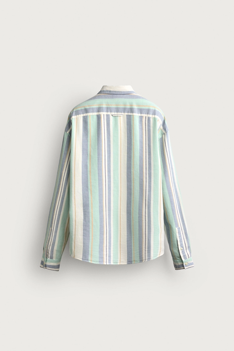 Полосатая оксфордская рубашка fruit of the loom™