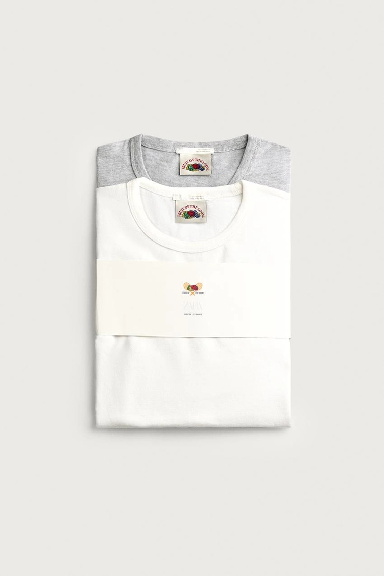 Набор из 2 футболок fruit of the loom™ с вышивкой