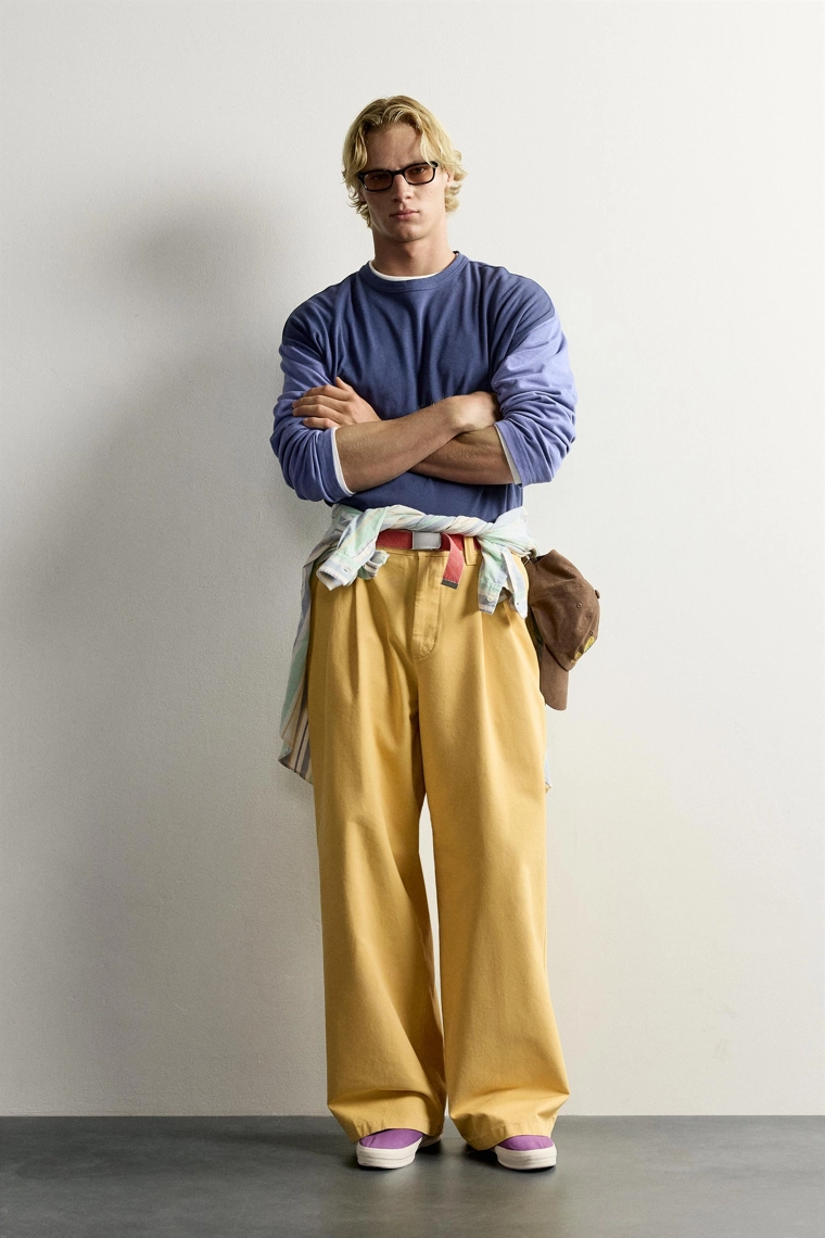 Плиссированные брюки чинос fruit of the loom™