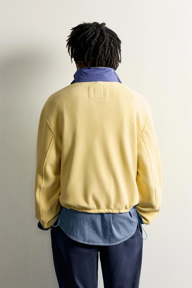 Флисский свитшот fruit of the loom™ с нашивкой
