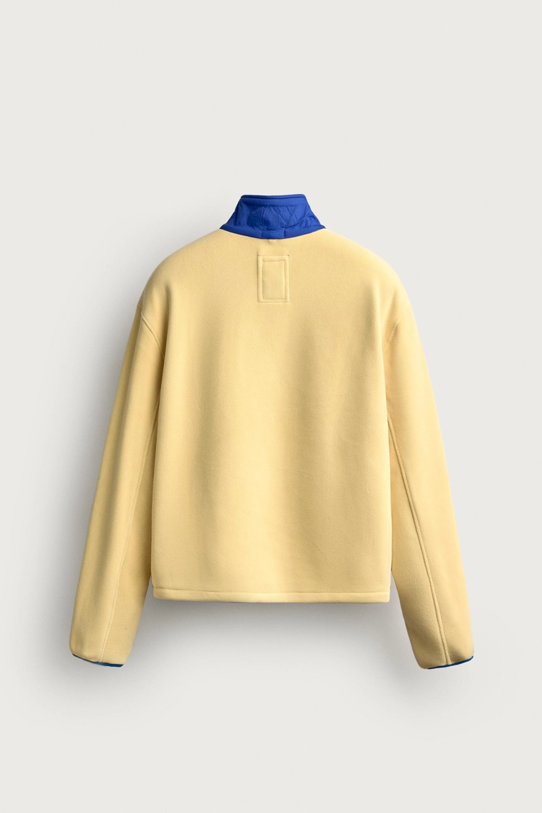 Флисский свитшот fruit of the loom™ с нашивкой