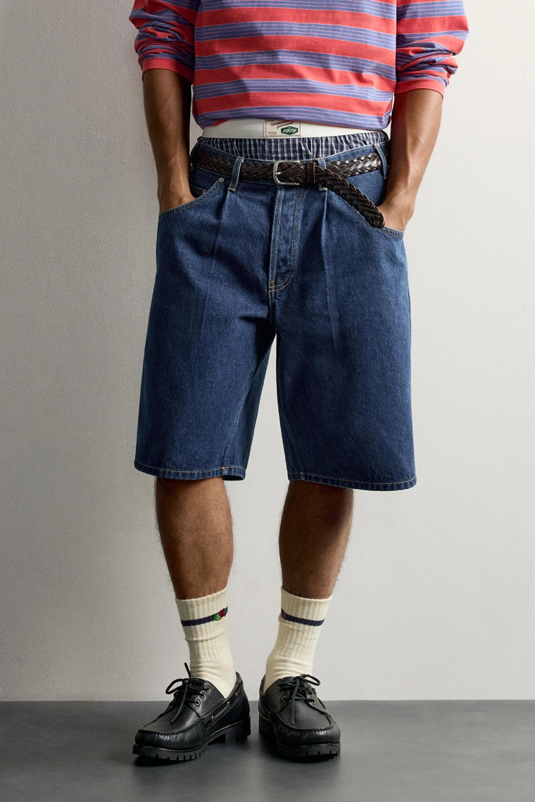 Джинсовые бермуды fruit of the loom™ с нашивкой