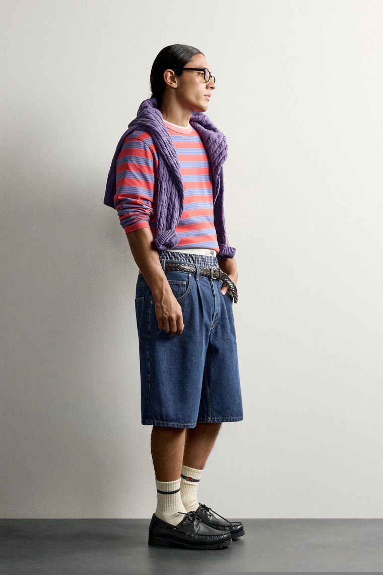 Джинсовые бермуды fruit of the loom™ с нашивкой