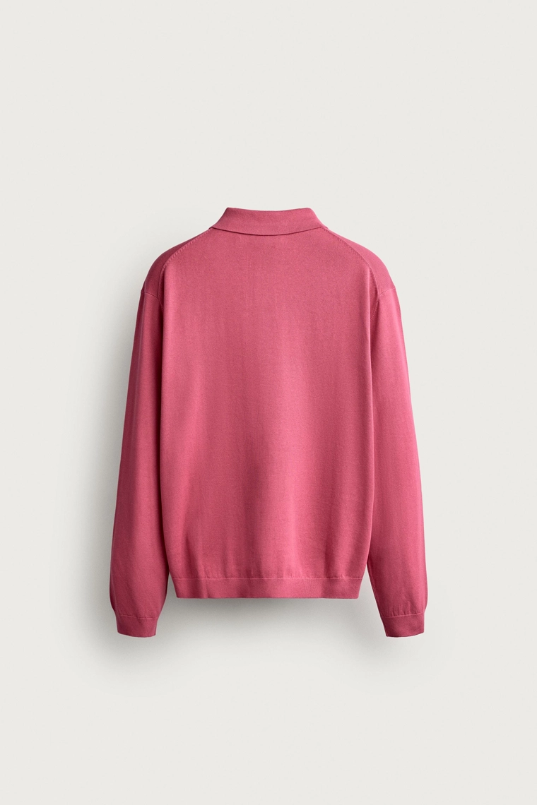 Вязаное хлопковое поло fruit of the loom™