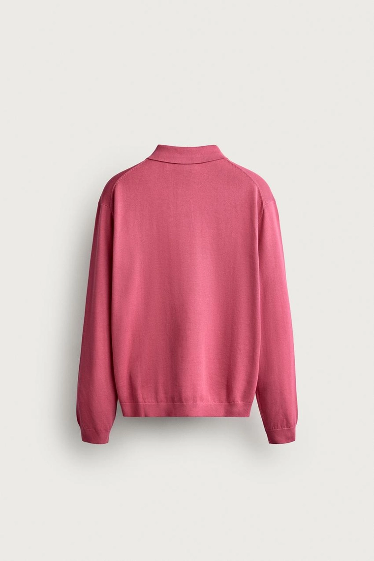 Вязаное хлопковое поло fruit of the loom™