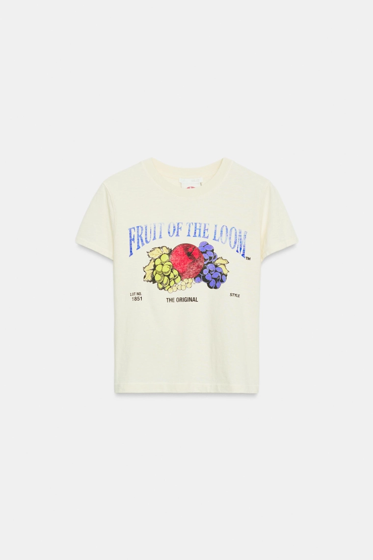 Футболка fruit of the loom™ из хлопка с люрексом