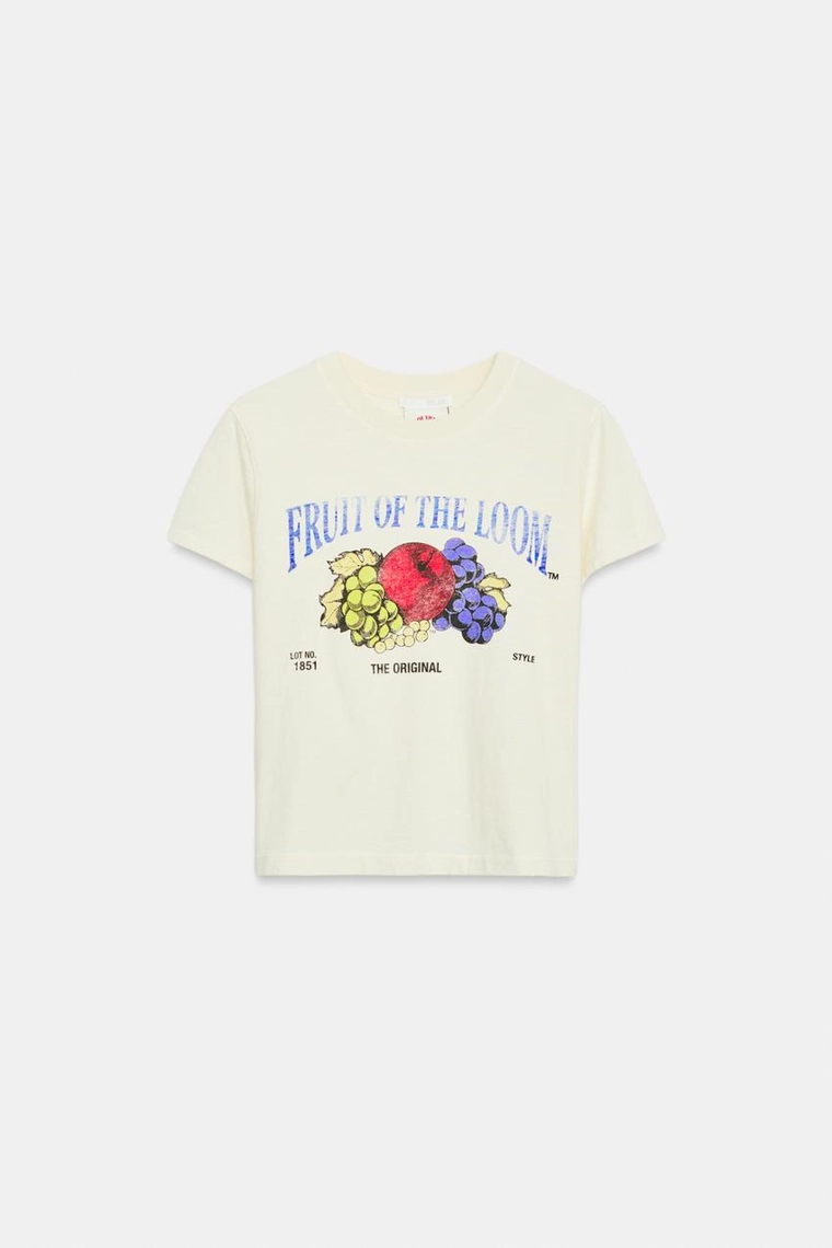 Футболка fruit of the loom™ из хлопка с люрексом
