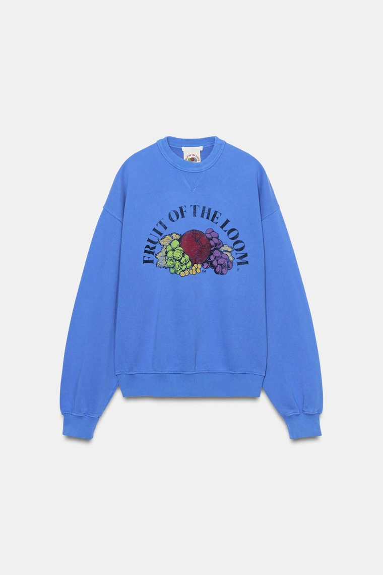 Свитшот fruit of the loom™ с эффектом потертости