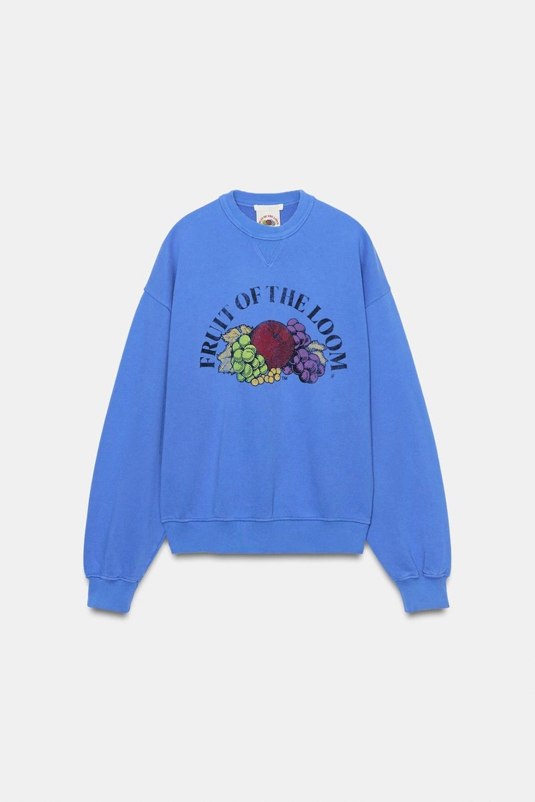 Свитшот fruit of the loom™ с эффектом потертости