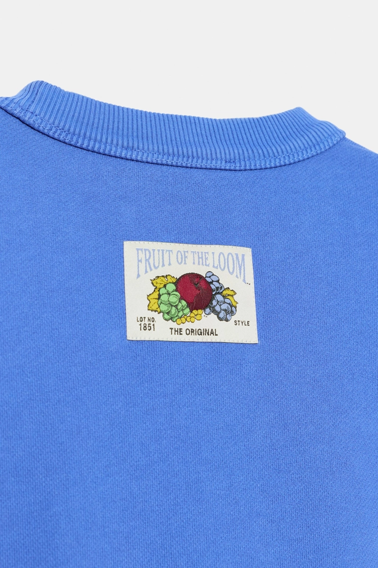 Свитшот fruit of the loom™ с эффектом потертости