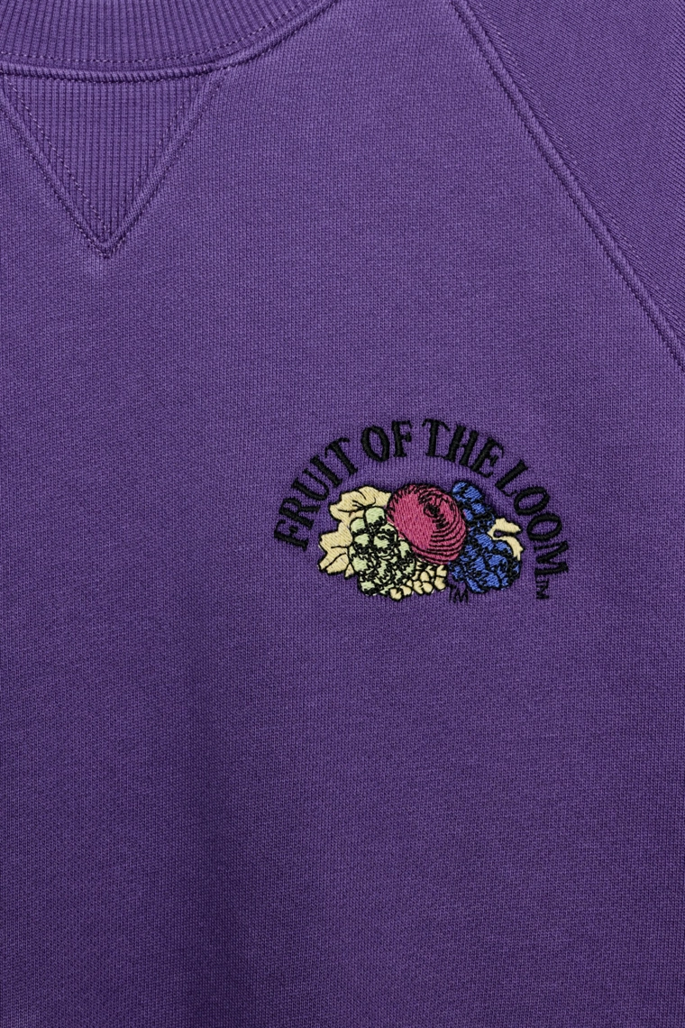 Свитшот fruit of the loom™ с эффектом выцветания