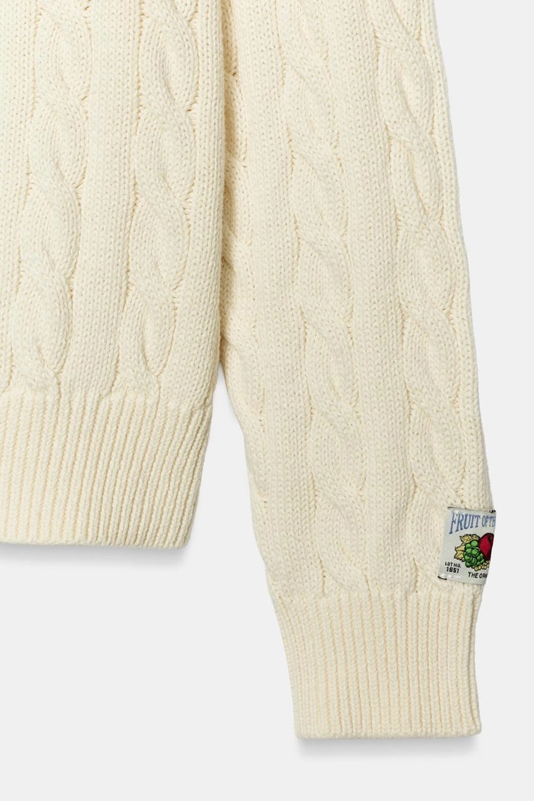 Фактурный джемпер с косами fruit of the loom™