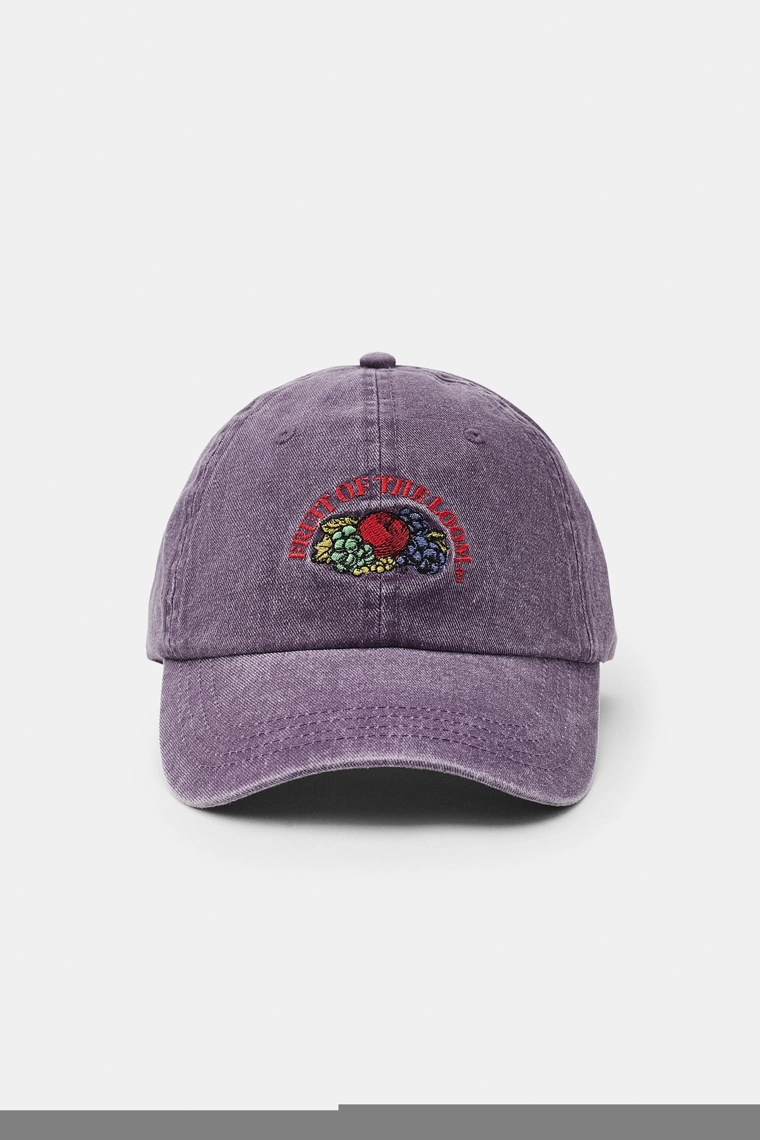 Вышитая хлопковая кепка fruit of the loom™