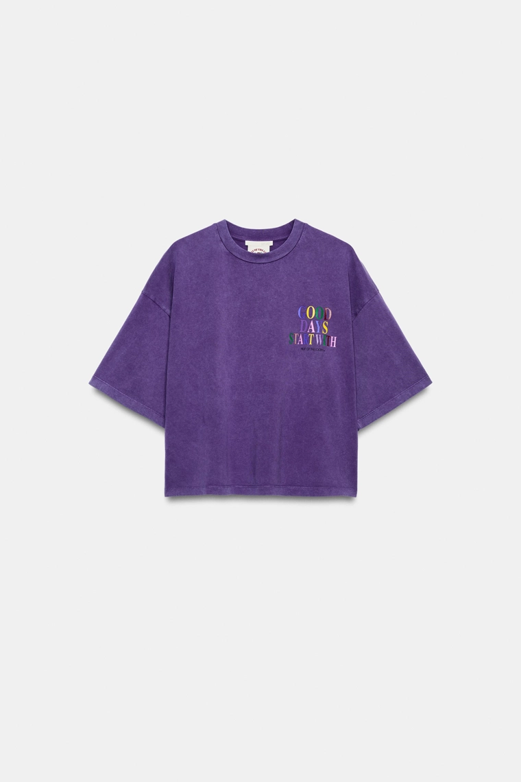 Кроп-футболка fruit of the loom™ из 100% хлопка
