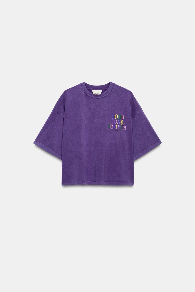 Кроп-футболка fruit of the loom™ из 100% хлопка