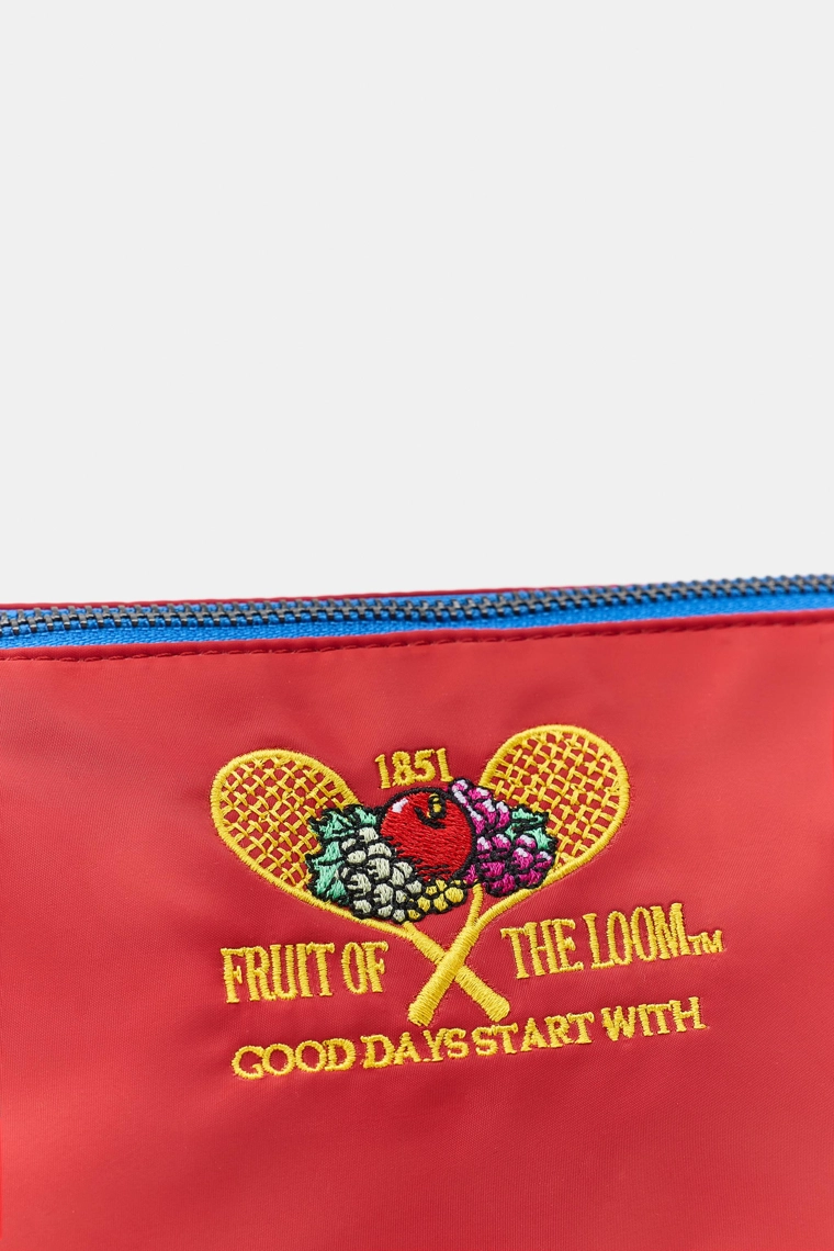 Нейлоновая косметичка fruit of the loom™ с вышивкой