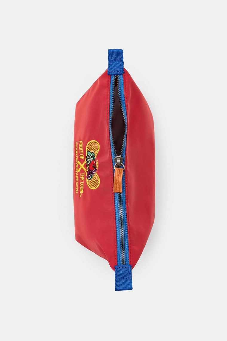 Нейлоновая косметичка fruit of the loom™ с вышивкой