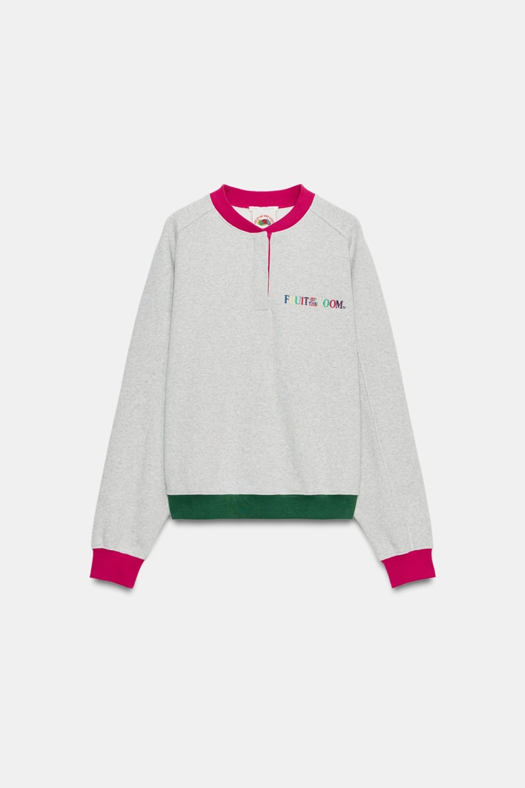 Свитшот fruit of the loom™ с контрастными деталями
