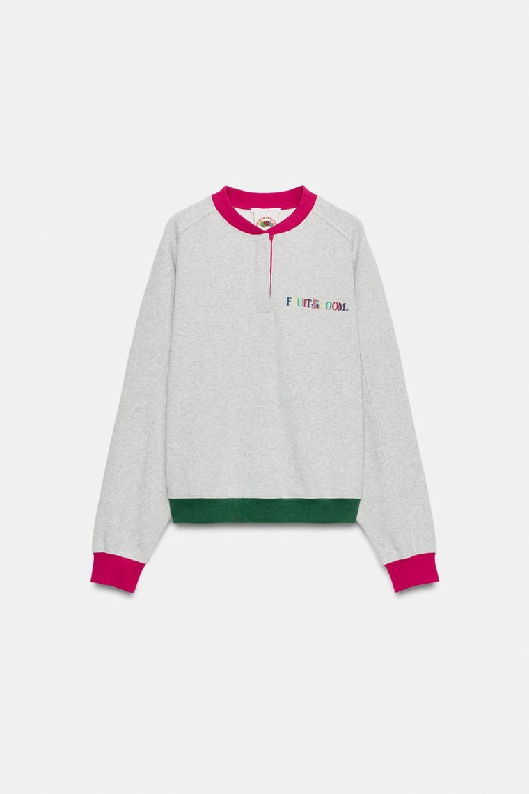 Свитшот fruit of the loom™ с контрастными деталями