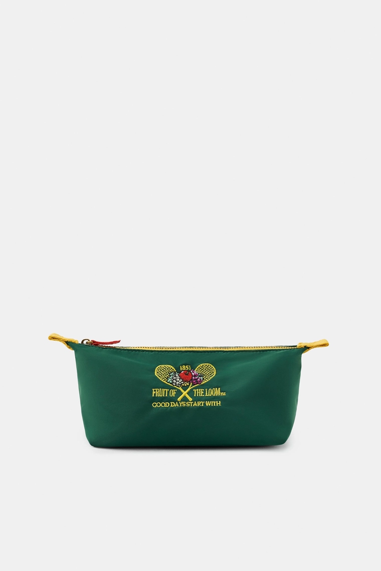 Нейлоновая косметичка fruit of the loom™ с вышивкой
