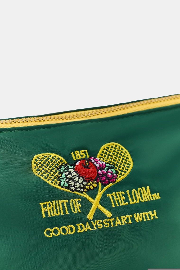 Нейлоновая косметичка fruit of the loom™ с вышивкой