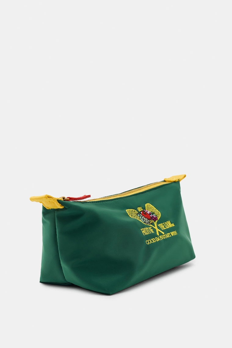 Нейлоновая косметичка fruit of the loom™ с вышивкой