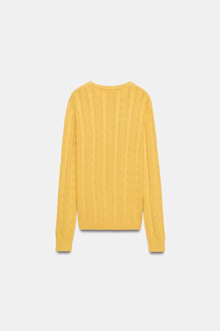 Объёмный джемпер с косами fruit of the loom™
