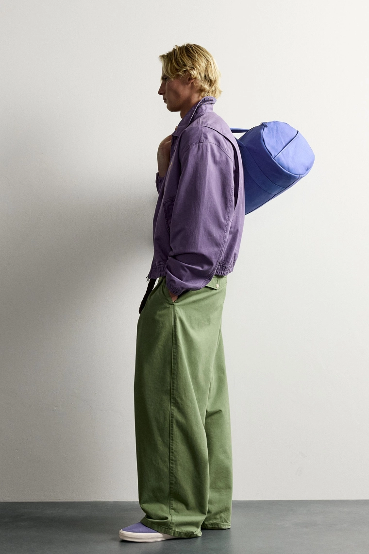 Плиссированные хлопковые чиносы fruit of the loom™
