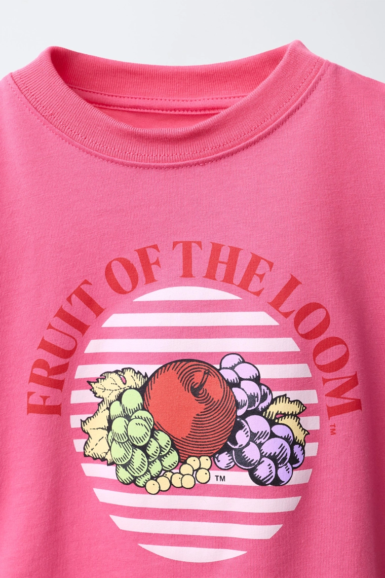 Футболка с принтом fruit of the loom™