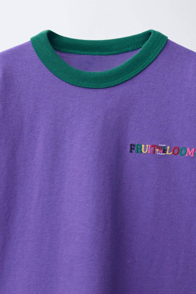Футболка с вышивкой fruit of the loom™