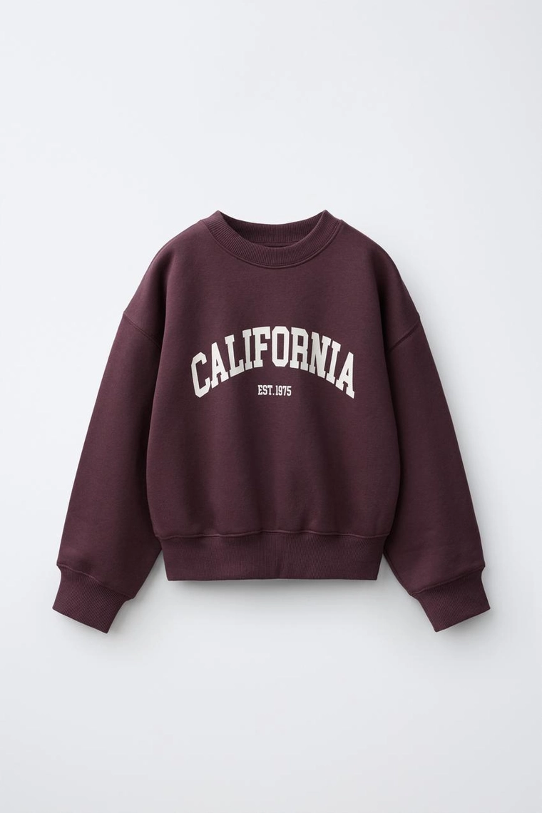 Свитшот с принтом varsity