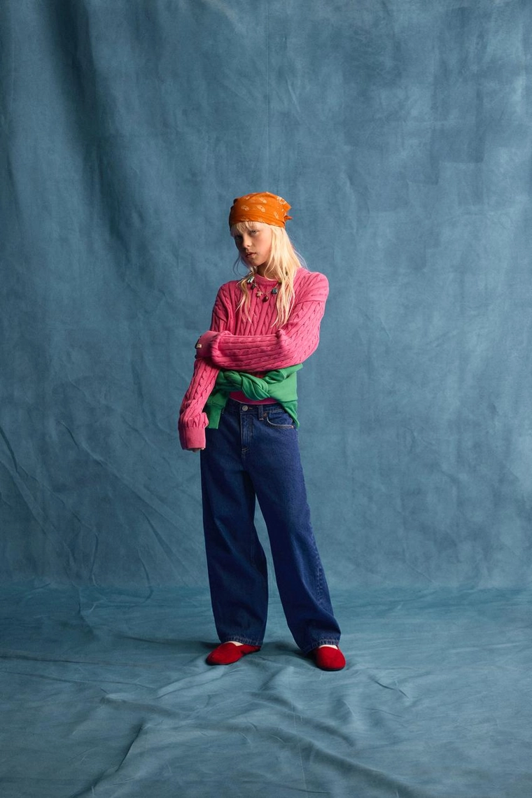 Джемпер fruit of the loom™ с узором косичкой
