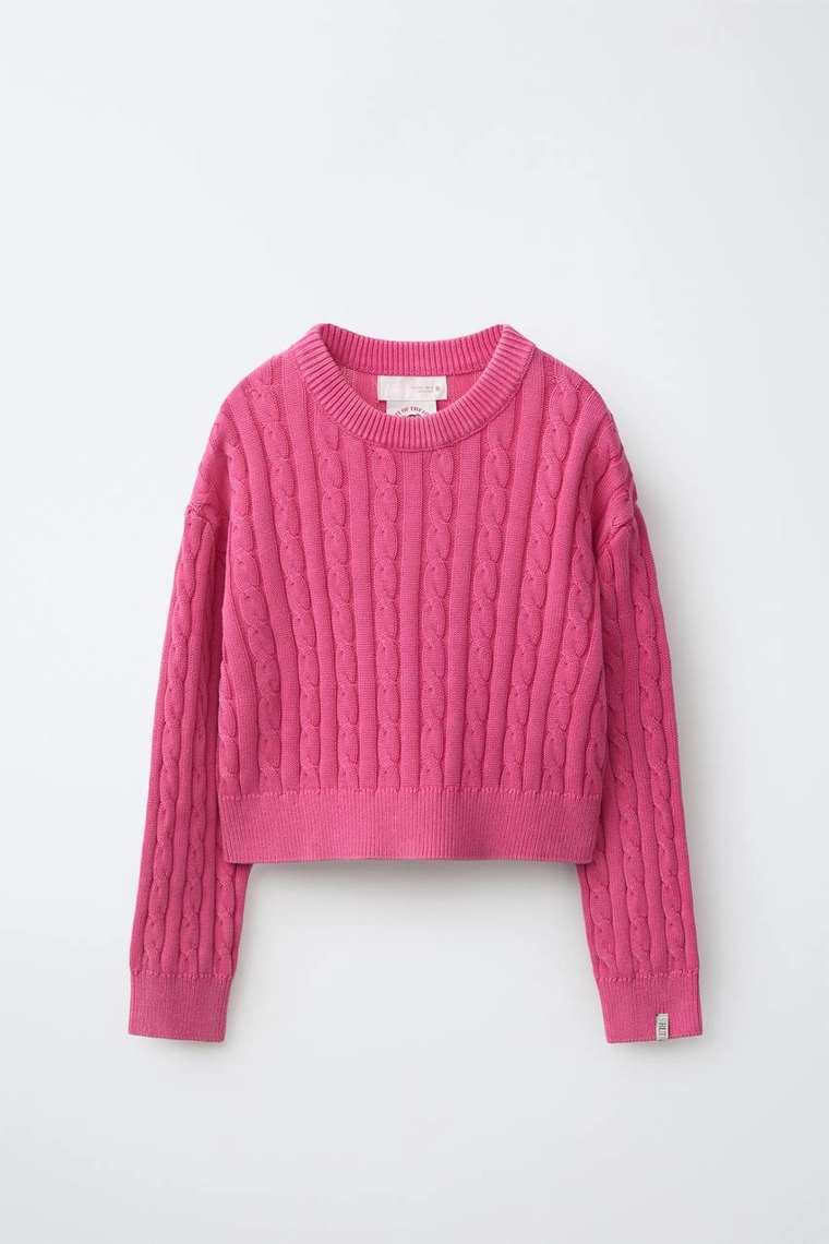 Джемпер fruit of the loom™ с узором косичкой