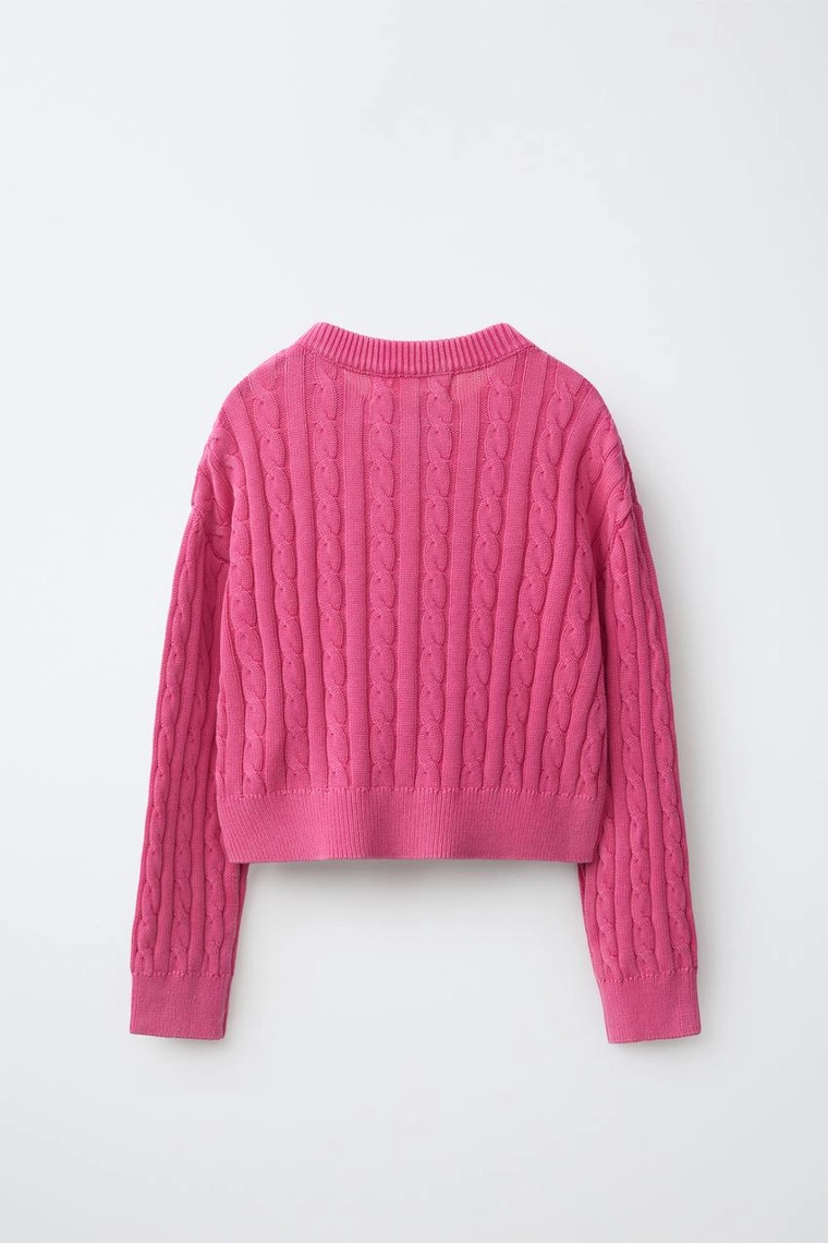Джемпер fruit of the loom™ с узором косичкой