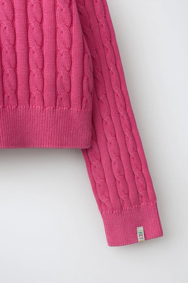 Джемпер fruit of the loom™ с узором косичкой