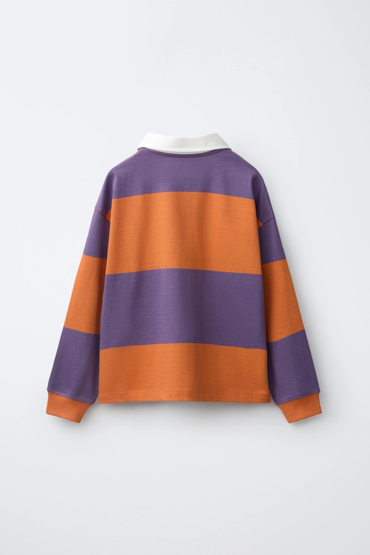 Поло fruit of the loom™ с вышивкой и полосками
