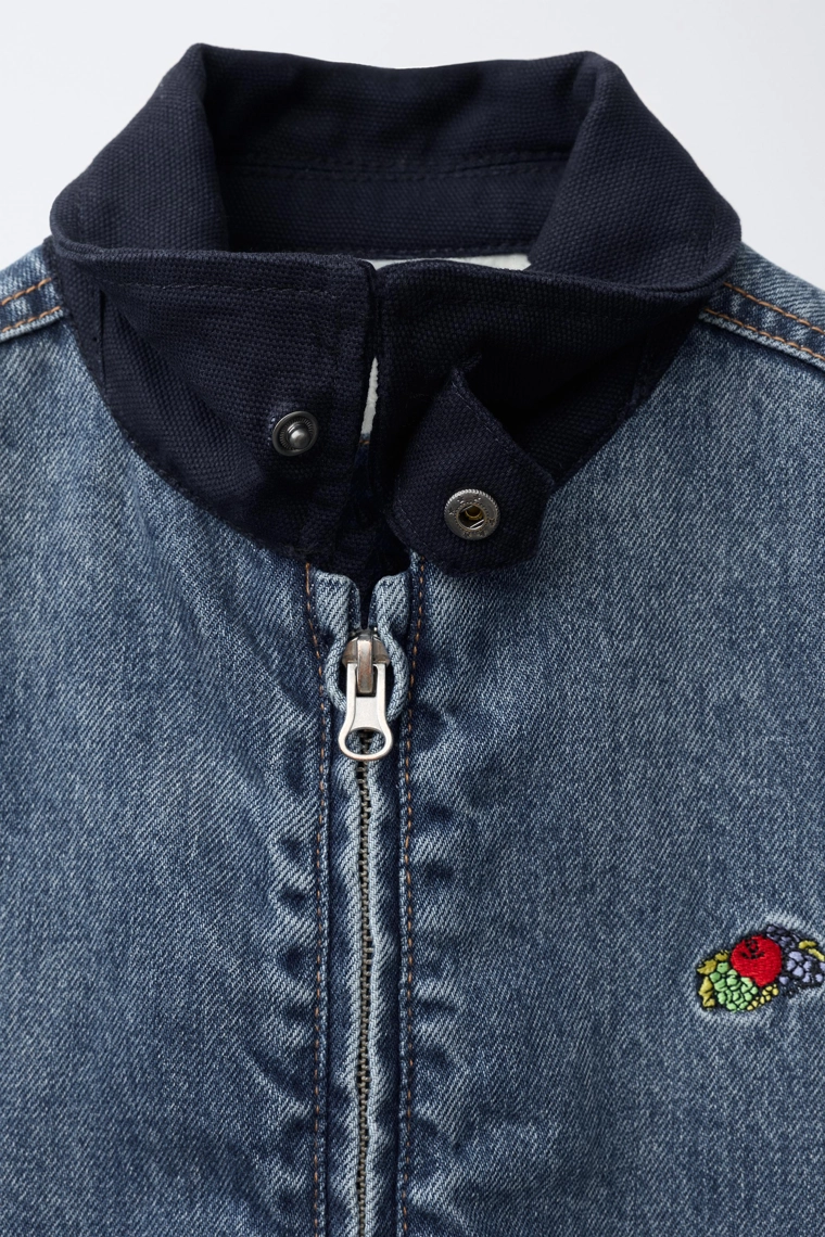 Джинсовая куртка fruit of the loom™ с вышивкой