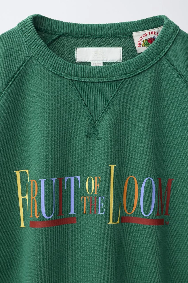 Свитшот fruit of the loom™ с вышивкой