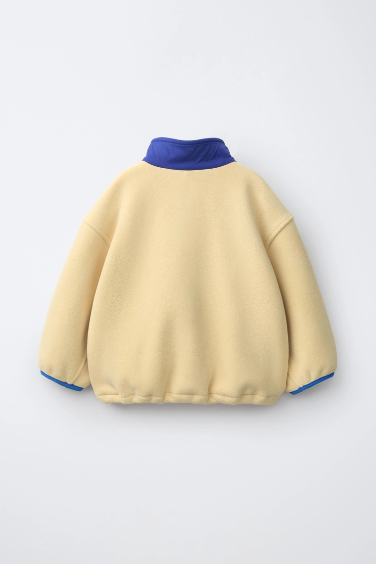 Флисовый свитшот fruit of the loom™ с высоким воротом