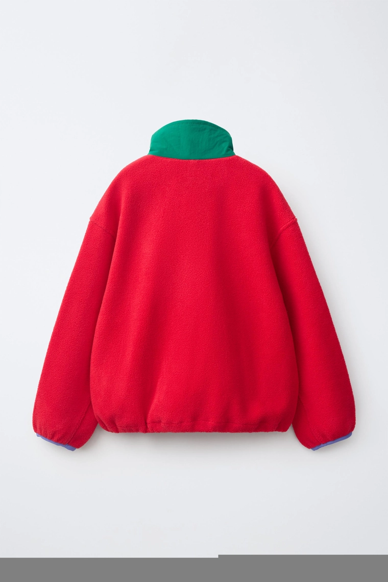 Флисовый свитшот fruit of the loom™ с высоким воротом